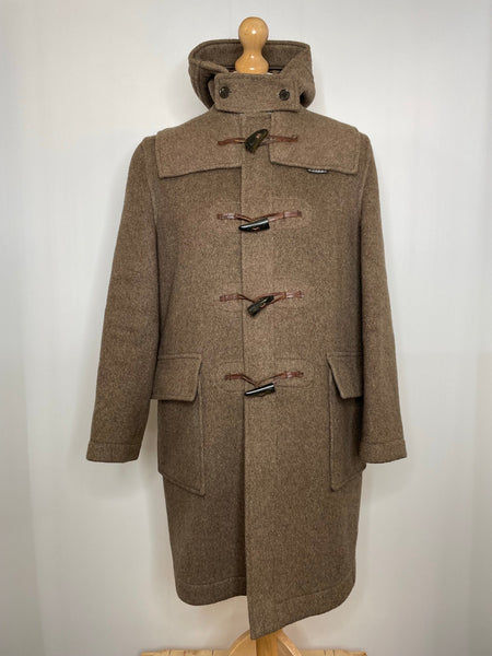 Vintage Mens 1970s Gloverall Brown Duffle Coat - Size Small