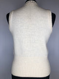 vintage  vest  Urban Village Vintage  urban village  tank  patterned  pattern  knitwear  knitted  knit  cream  70s  1970s  10