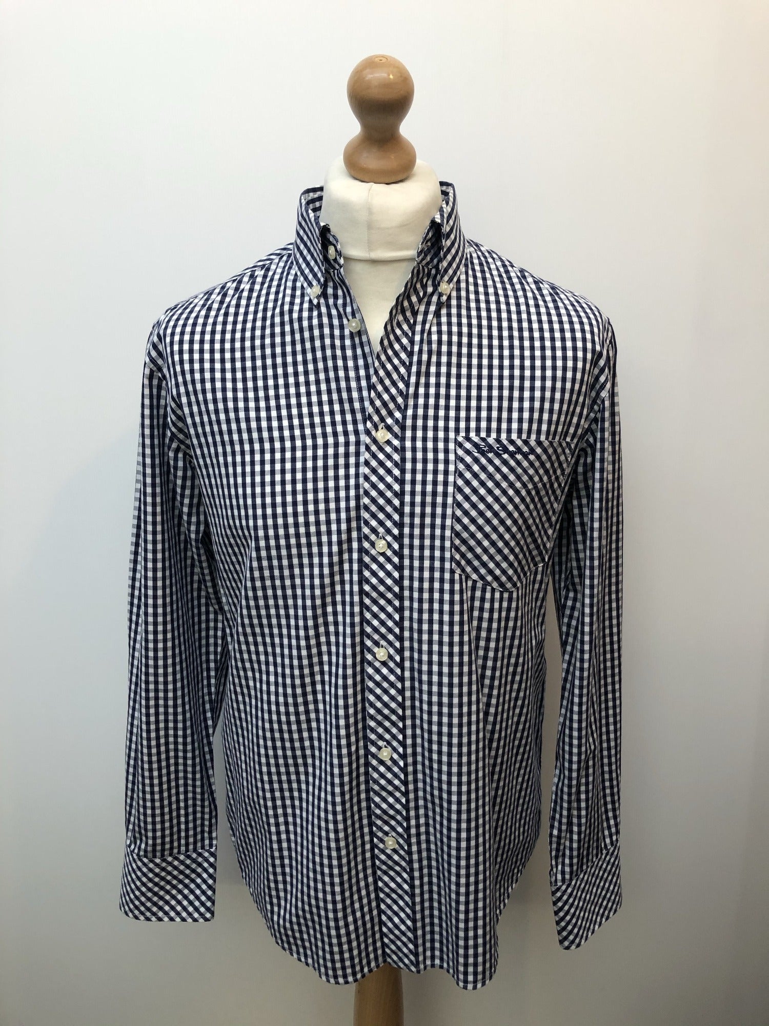 Vintage Men's Shirt - Navy - L