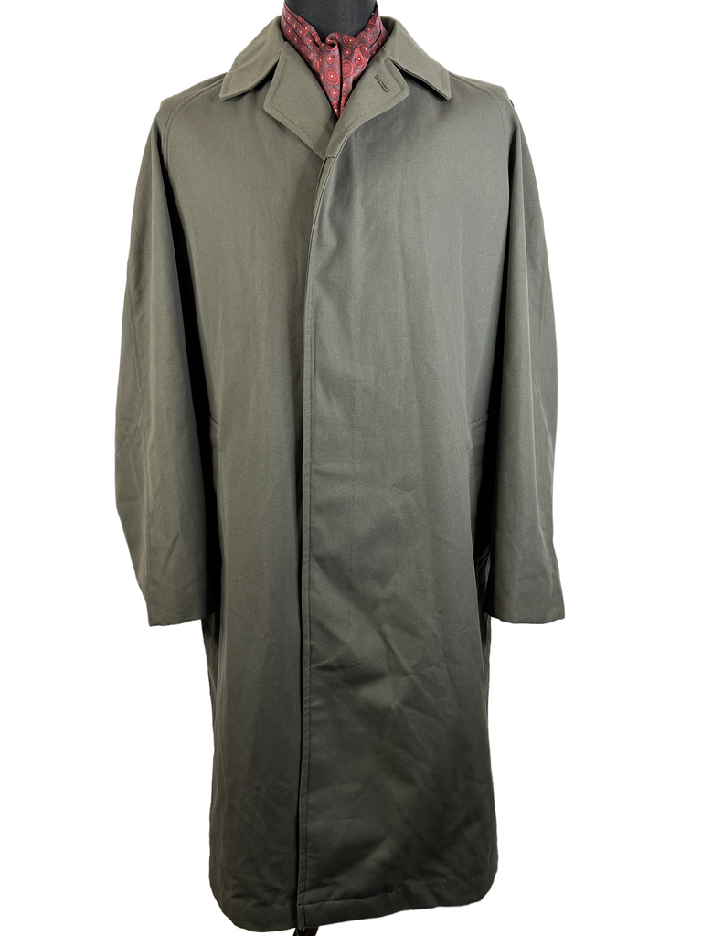 Vintage 1970s Raincoat in Dark Green by Swallow Raincoats - Size L ...