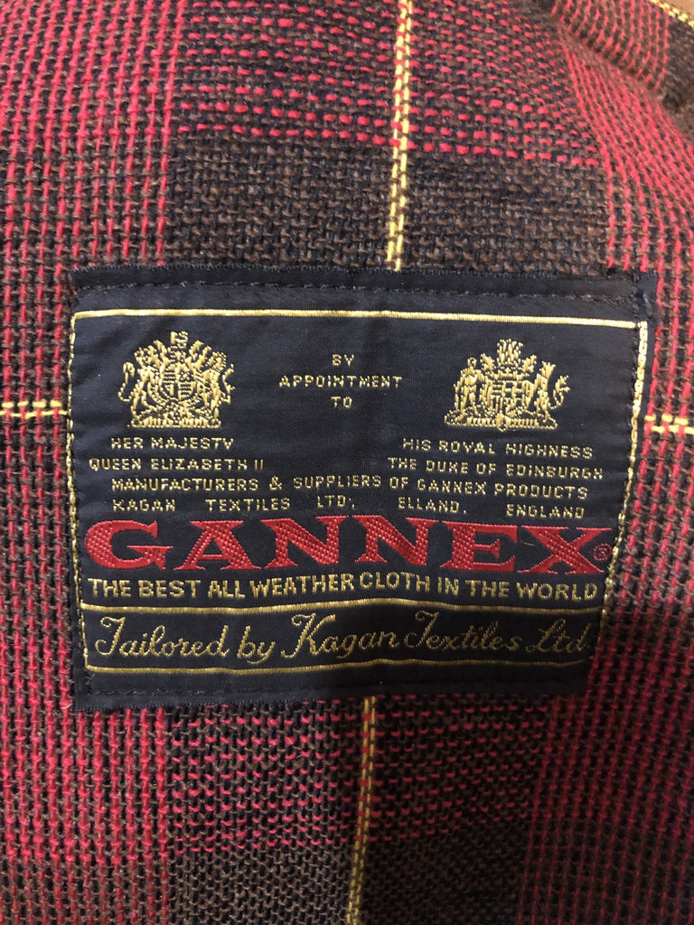 Vintage 1960s Wool Herringbone Coat by Gannex - Size UK 16 - Urban ...